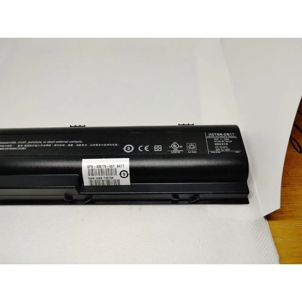 HSTNN-DB17 - 6-Cell Battery For HP DV1000 DV4000 DV5000 V5000 V2000 M2000 G3000